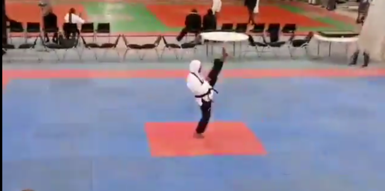 26세 나이지리아 선수, 임신 8 개월 몸으로 태권도 금메달