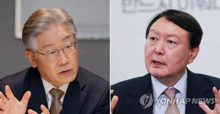 이재명 전국민 지원금에 윤석열 50조 맞대응…돈뿌리기 경쟁