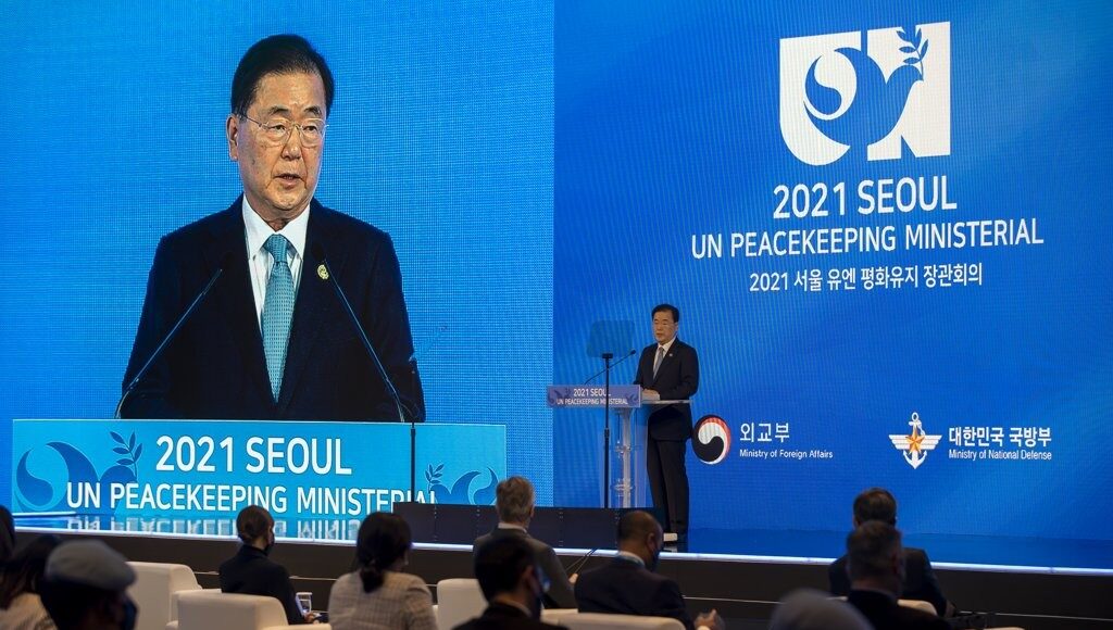 개회사하는 정의용 장관(서울=연합뉴스)