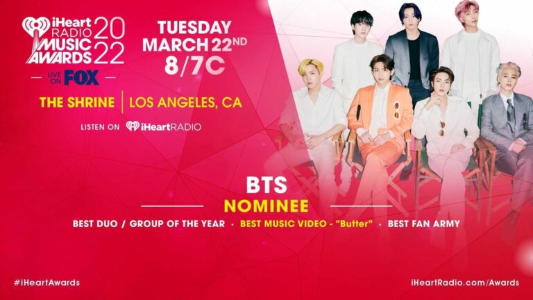 BTS, 미국 ‘아이하트라디오 뮤직 어워즈’ 3개 부문 후보(종합)