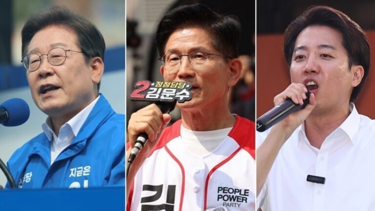 지상파 3사 출구조사, 이재명 51.7% 김문수 39.3% 이준석 7.7%…